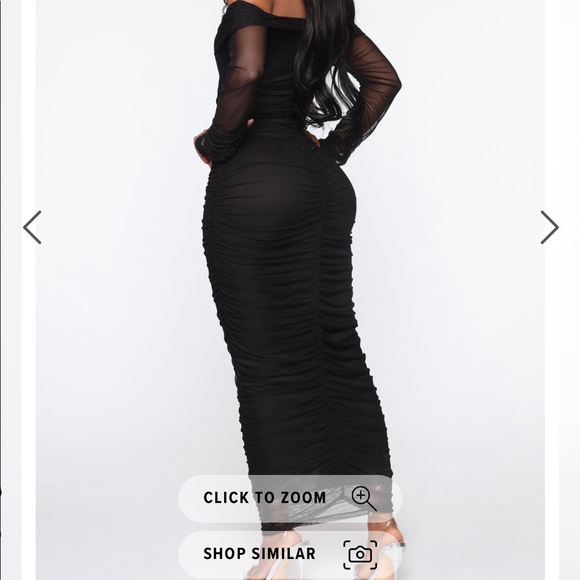 Ruched Maxi Dress - Picture 4 of 4